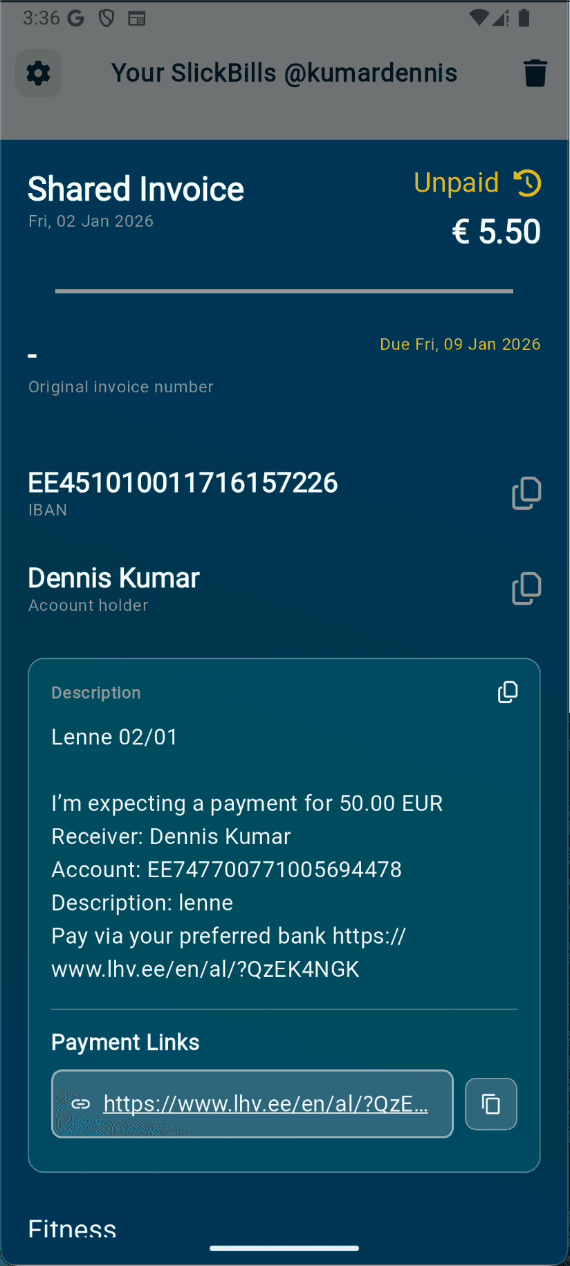 SlickBills screenshot 3