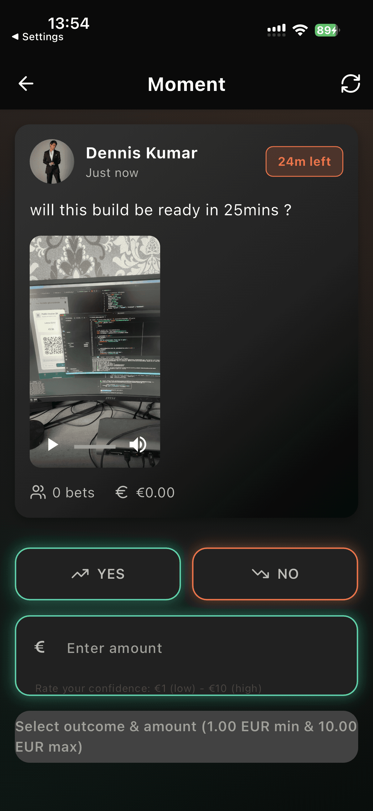 SnapStake screenshot 2